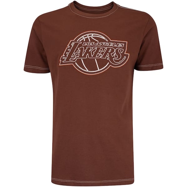 Camiseta Los Angeles Lakers NBA Minimal N0490 Masculina