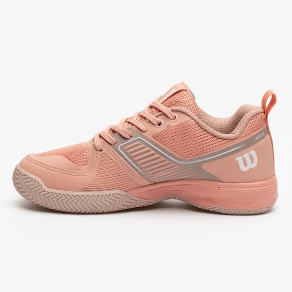 Vista 2 Tênis Feminino Wilson Ace 30 Clay Wilson CORAL/BRANCO