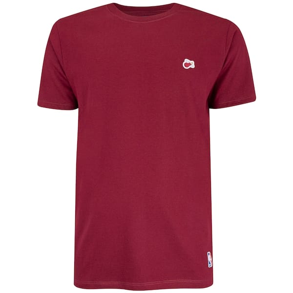 Camiseta Miami Heat NBA Minipatch N0513 Masculina