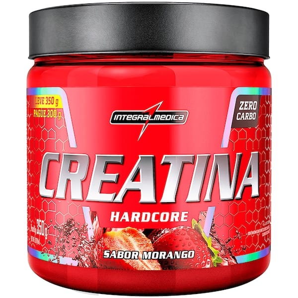 Creatina Integral Hardcore Morango 350g