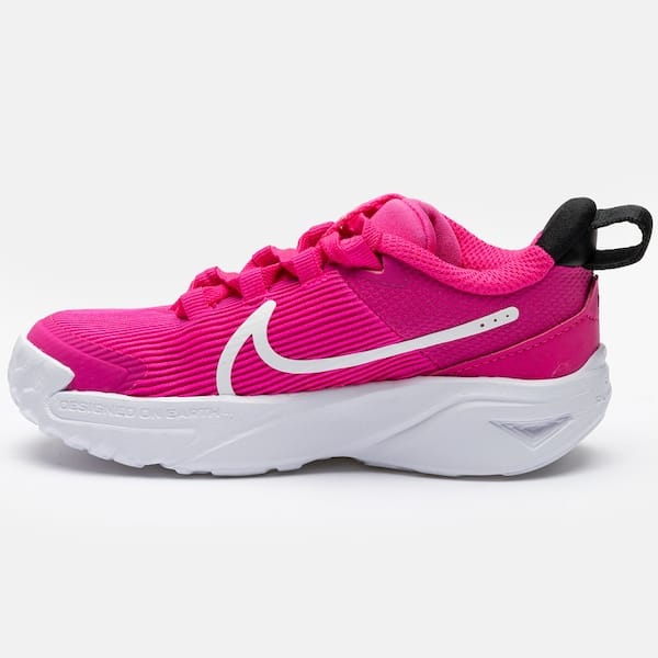 Vista 2 Tênis Infantil Nike Star Runner 4 Nike ROSA/BRANCO