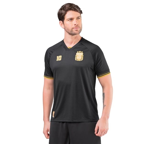 Vista 2 Camisa D1os AFA LIC 26 Masculina Afa PRETO