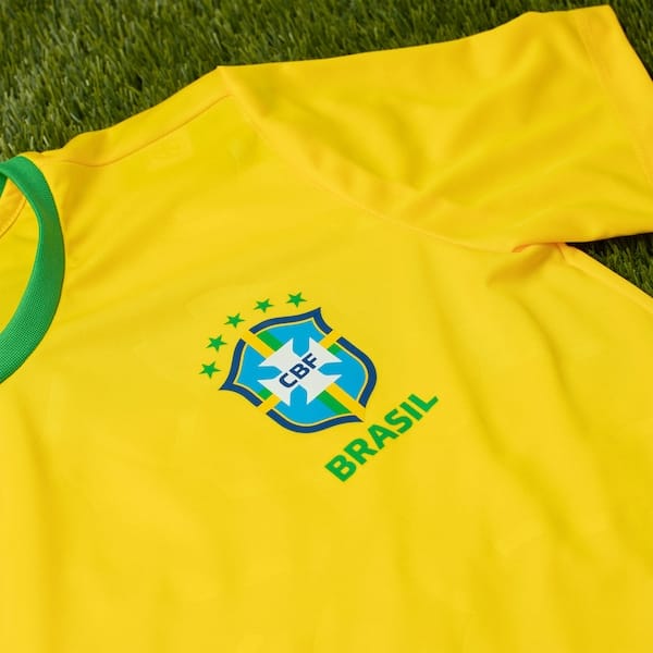 Vista 2 Camiseta da Seleção do Brasil CBF 26/27 Infantil Cbf AMARELO