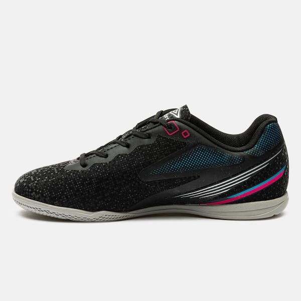 Vista 2 Chuteira Futsal Júnior Umbro Techno II Umbro PRETO/CINZA
