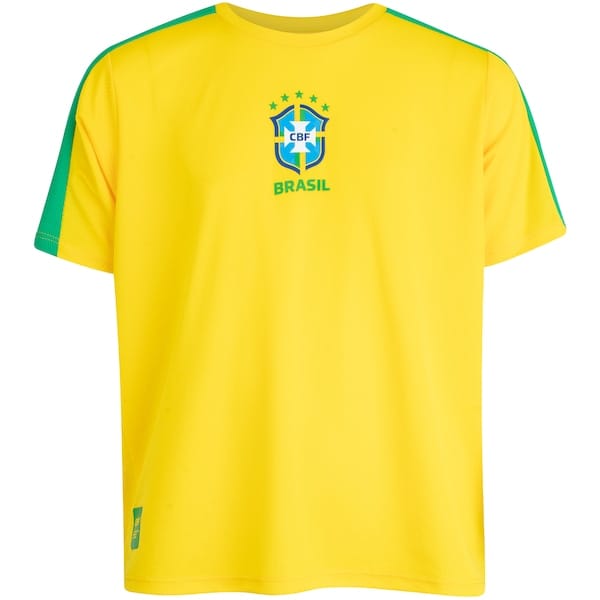 Camiseta da Seleção do Brasil Com Recorte CBF 26/27 Infantil
