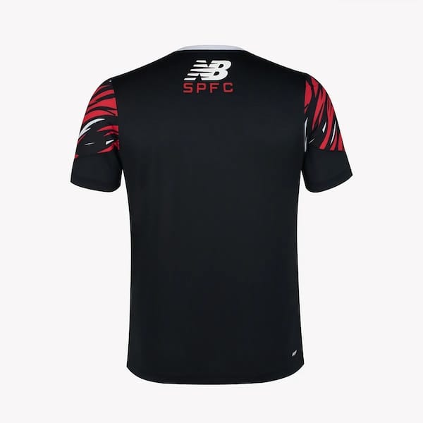 Vista 2 CAMISA MASC NB PRE JOGO SPFC 2026 New Balance BRANCO/VERMELHO