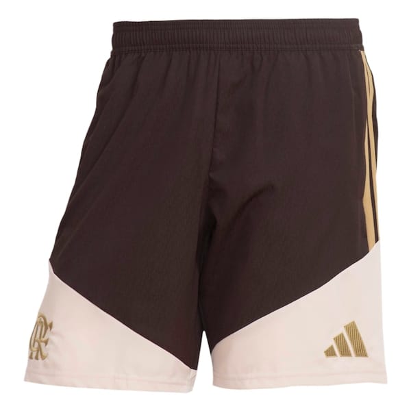 Vista principal Short do Flamengo 26/27 adidas Treino Masculino Adidas MARROM