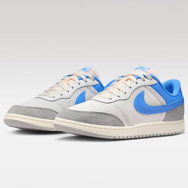 Vista 2 Tênis Masculino Nike Air Jordan Skyline Low Nike BRANCO/AZUL