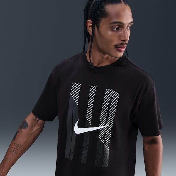 Vista 2 Camiseta Nike Sportswear M90 Nike Air Masculina Nike PRETO