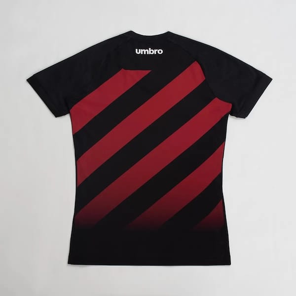 Vista 2 Camisa do Athletico Paranaense I 26/27 Torcedor Umbro Feminina Umbro PRETO/VERMELHO