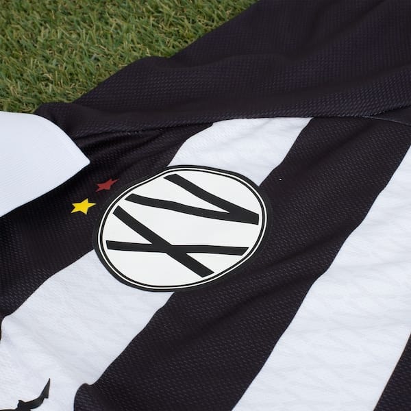 Vista 2 Camisa XV de Piracicaba I 26/27 Torcedor Kappa Infantil Kappa PRETO/BRANCO