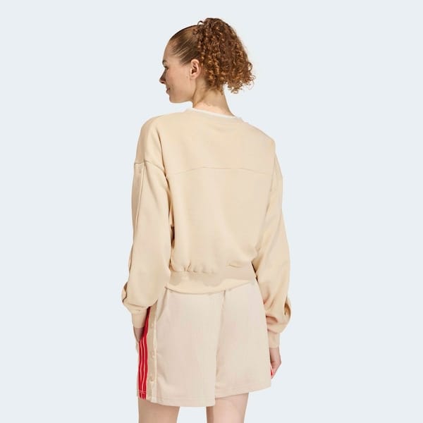 Blusa de Moletom adidas Gola Careca Stadium Feminina - 2