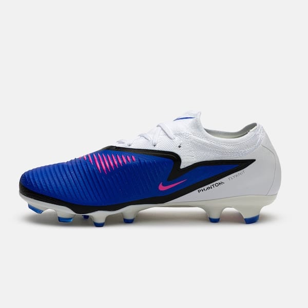 Vista 2 Chuteira de Campo Adulto Nike Phantom 6 Low Pro Nike AZUL/BRANCO