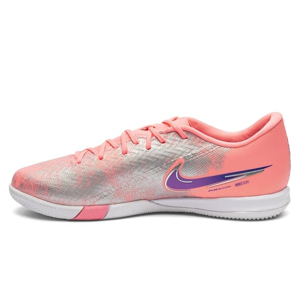 Vista 2 Chuteira Futsal Adulto Nike Zoom Vapor 16 Vini Jr Academy Nike ROSA/AZUL
