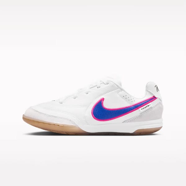 Vista 2 CHUTEIRA FUTSAL JR TIEMPO STREETGATO Nike BRANCO/AZUL