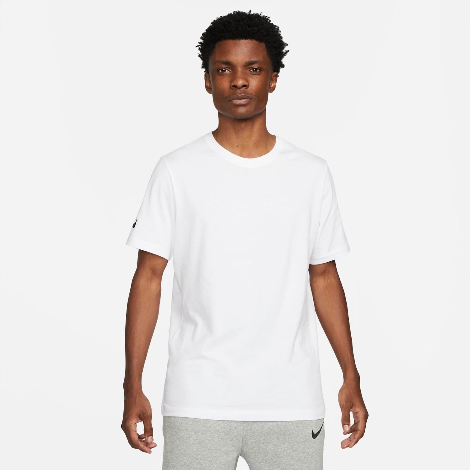 Vista principal Camiseta Nike Park Masculina Nike Branco