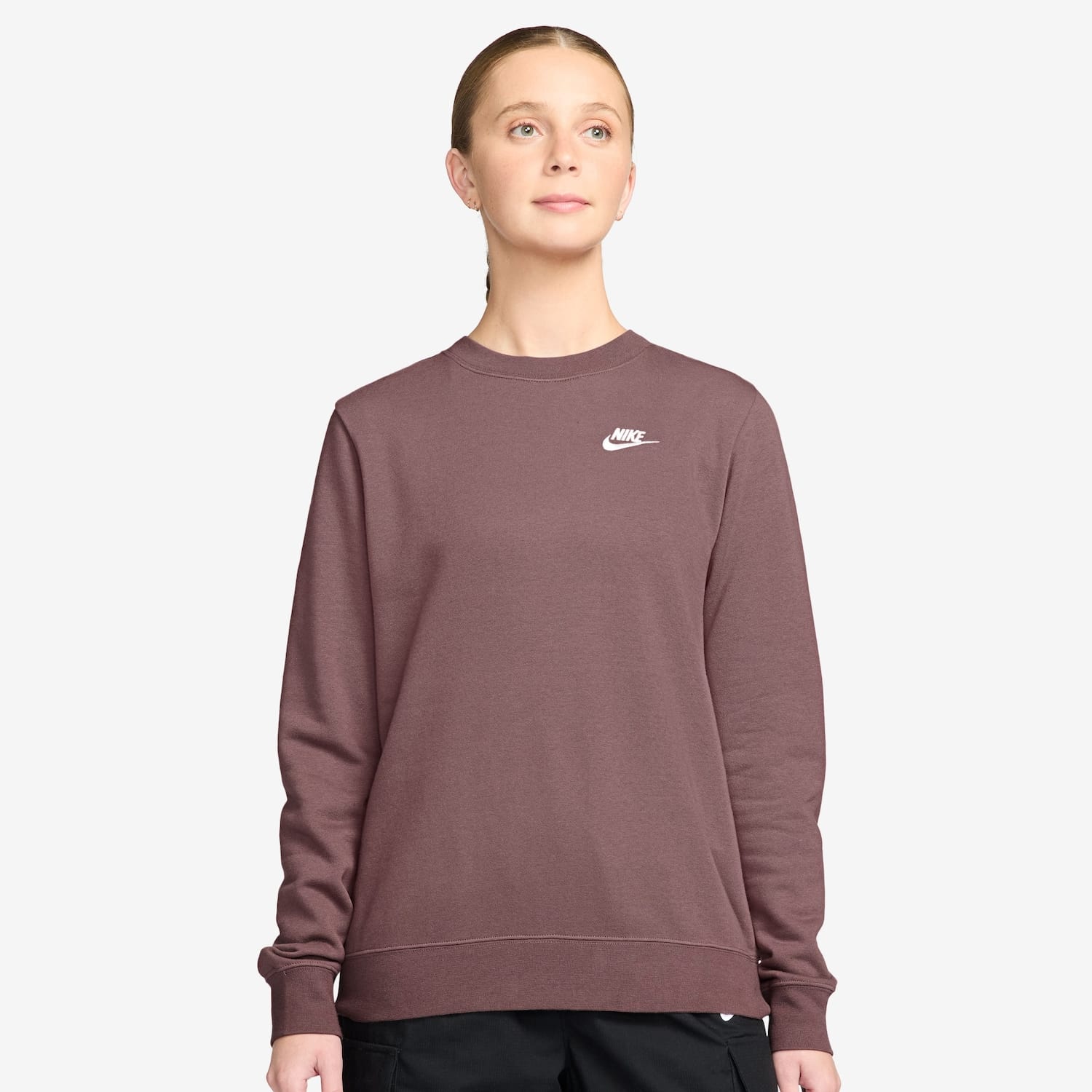 Blusão Nike Sportswear Club Fleece Crew Feminino