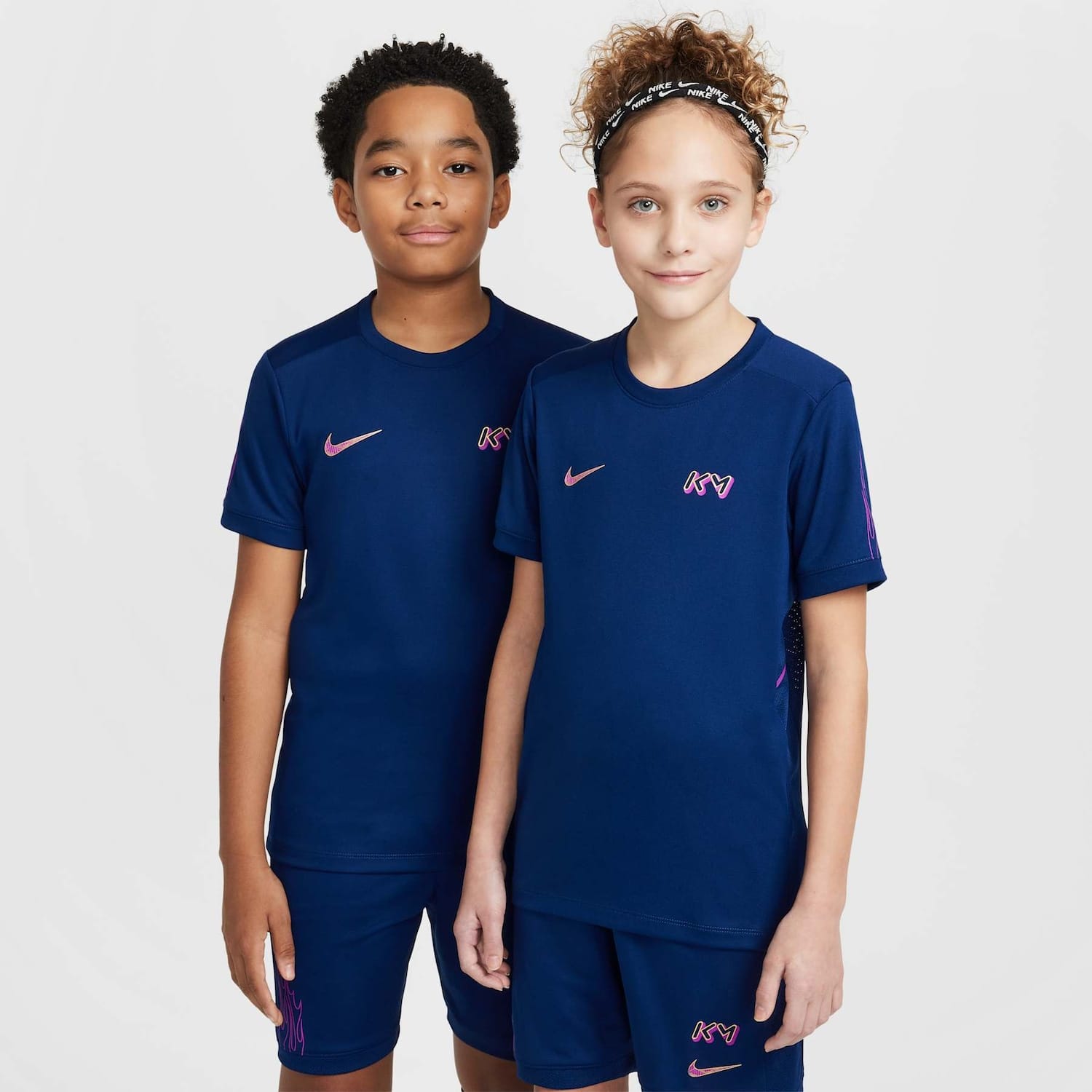 Vista principal Camiseta Nike Kylian Mbappé Academy Pro Infantil Nike Azul