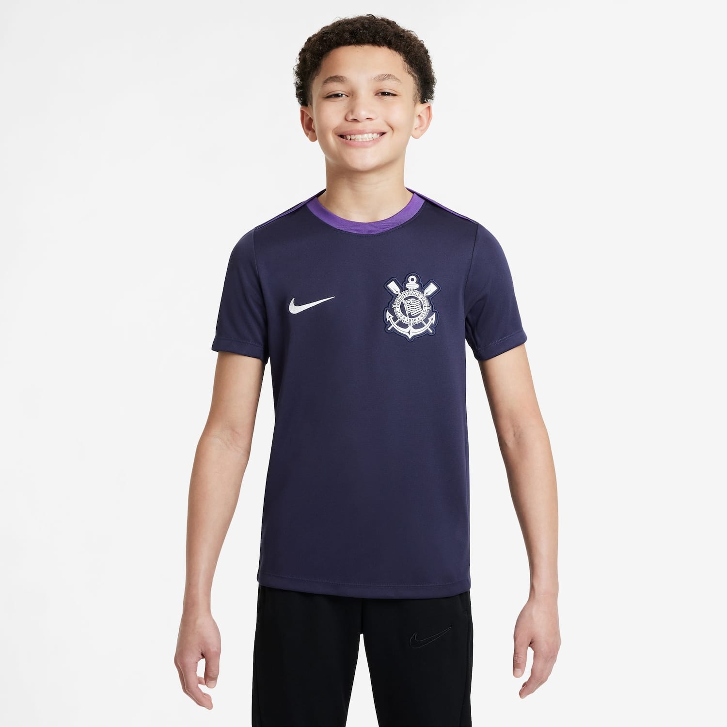 Camisa Nike Corinthians Treino 2025 Infantil