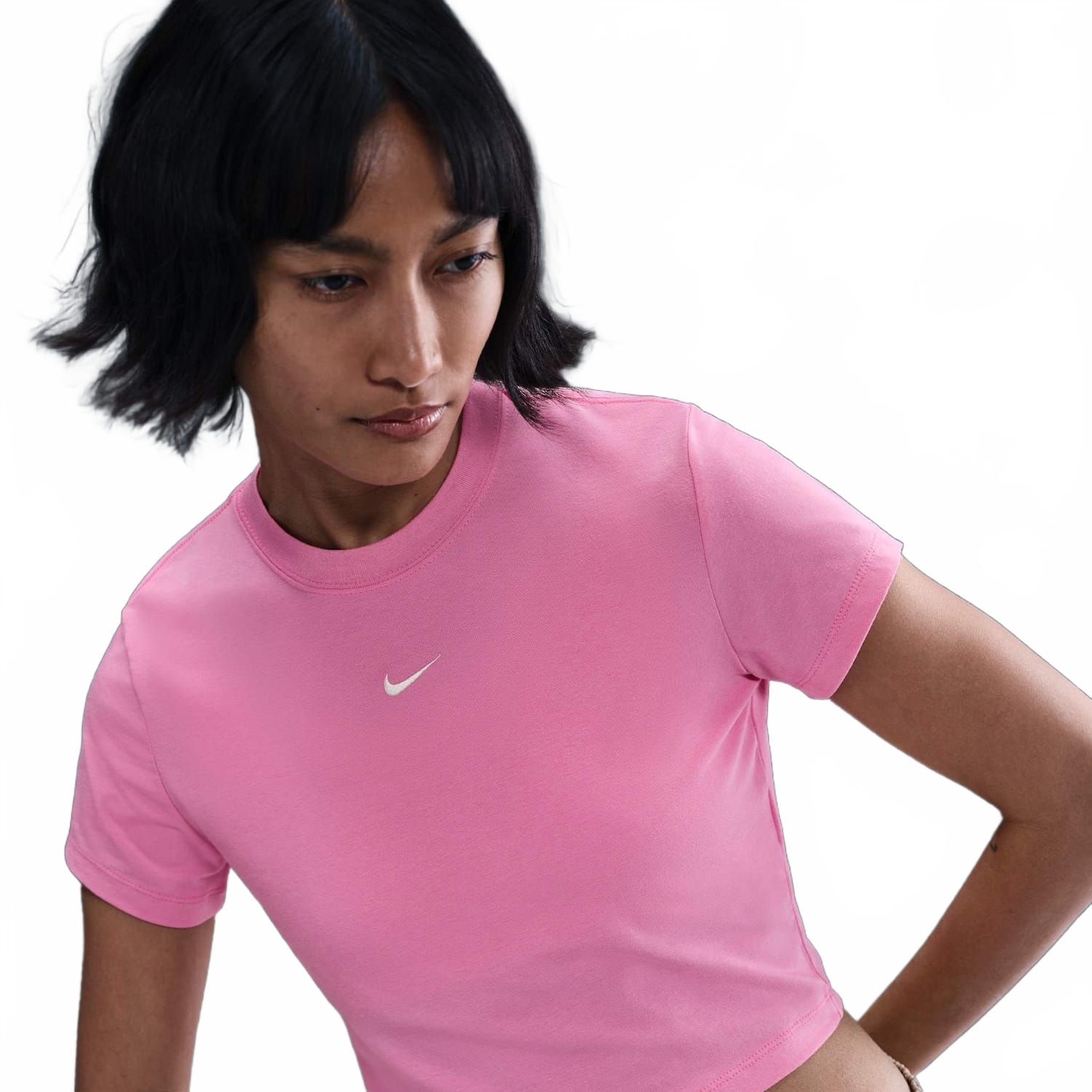 Camiseta Nike Sportswear Chill Knit Cropped Feminina