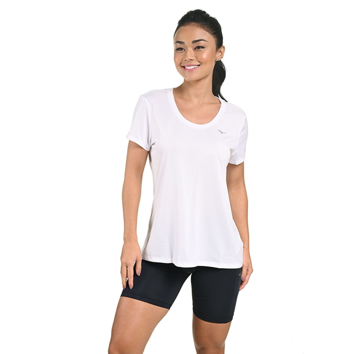 Camiseta de Corrida Feminina Mizuno Nirvana F Branco