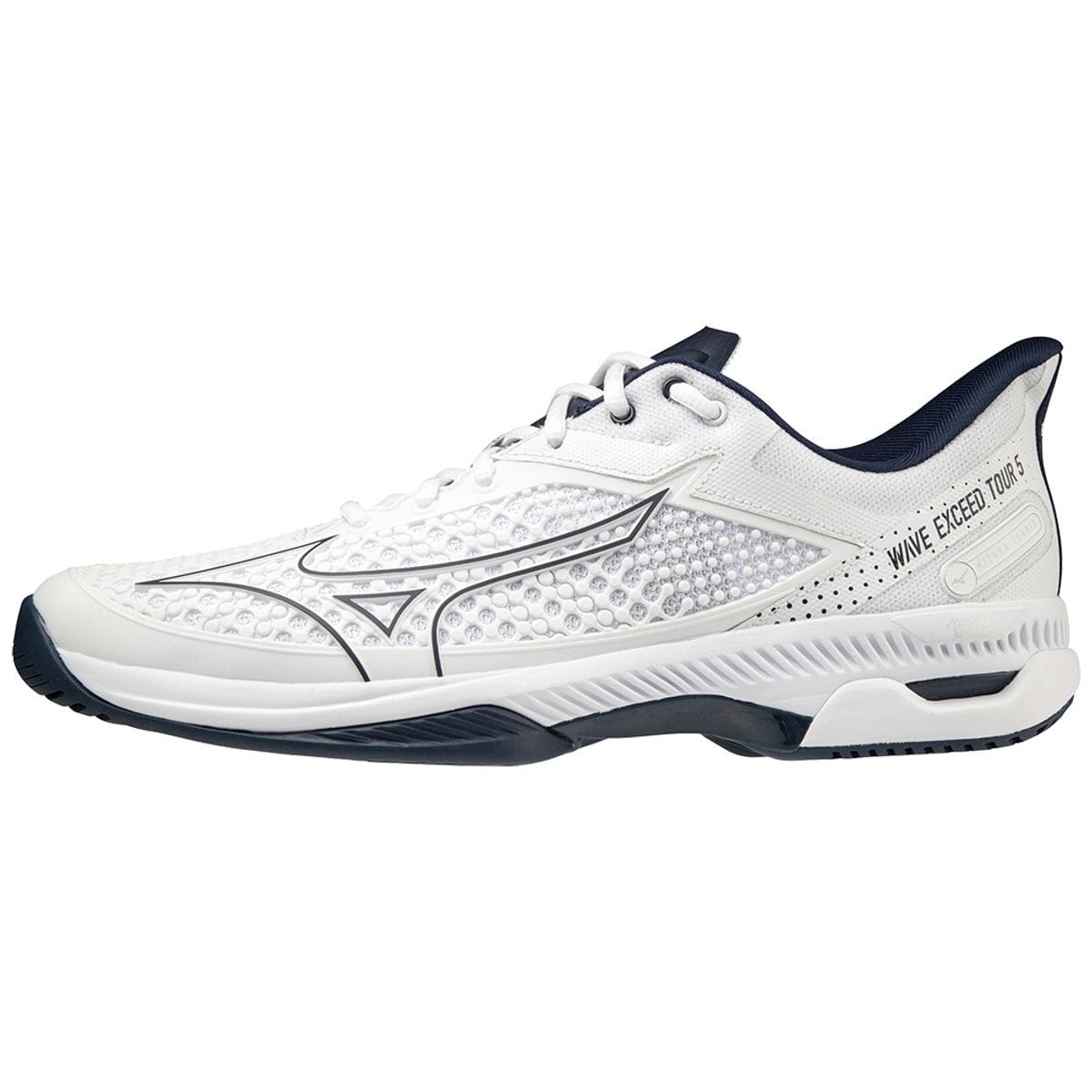 Tênis de Tennis Unissex Mizuno Wave Exceed Tour 5 All Court Branco