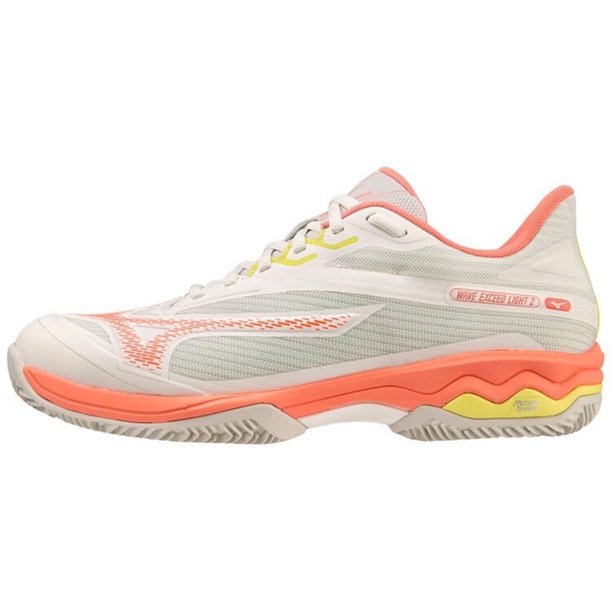 Tênis de Tennis Feminino Mizuno Wave Exceed Light 2 Clay Court Branco