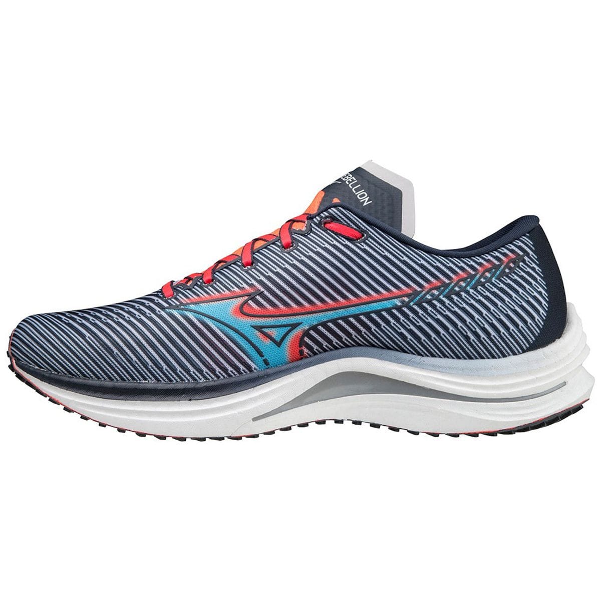 Tênis de Corrida Unissex Mizuno Wave Rebellion Azul