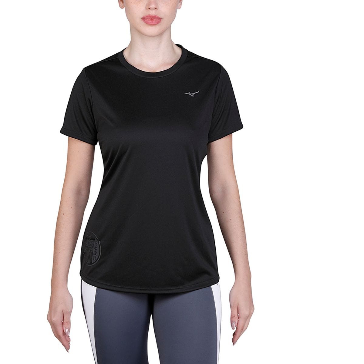 Camiseta de Treino Feminina Mizuno Energy Stamp Preto