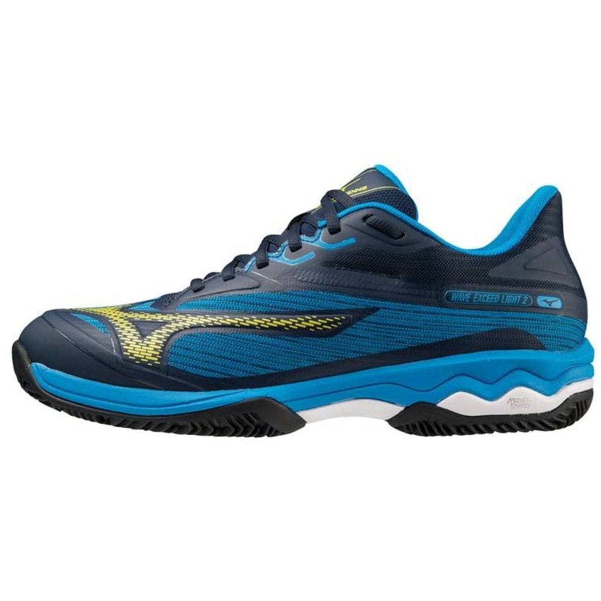 Tênis de Tennis Masculino Mizuno Exceed Light 2 Clay Court Azul