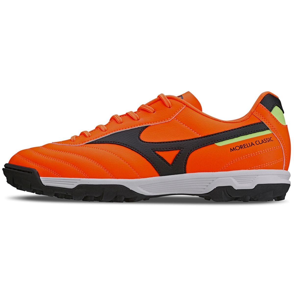 Chuteira Society Masculina Mizuno Morelia Classic AS Laranja