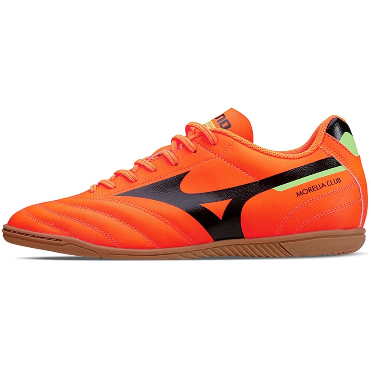 Chuteira Futsal Masculina Mizuno Morelia Club IN Laranja