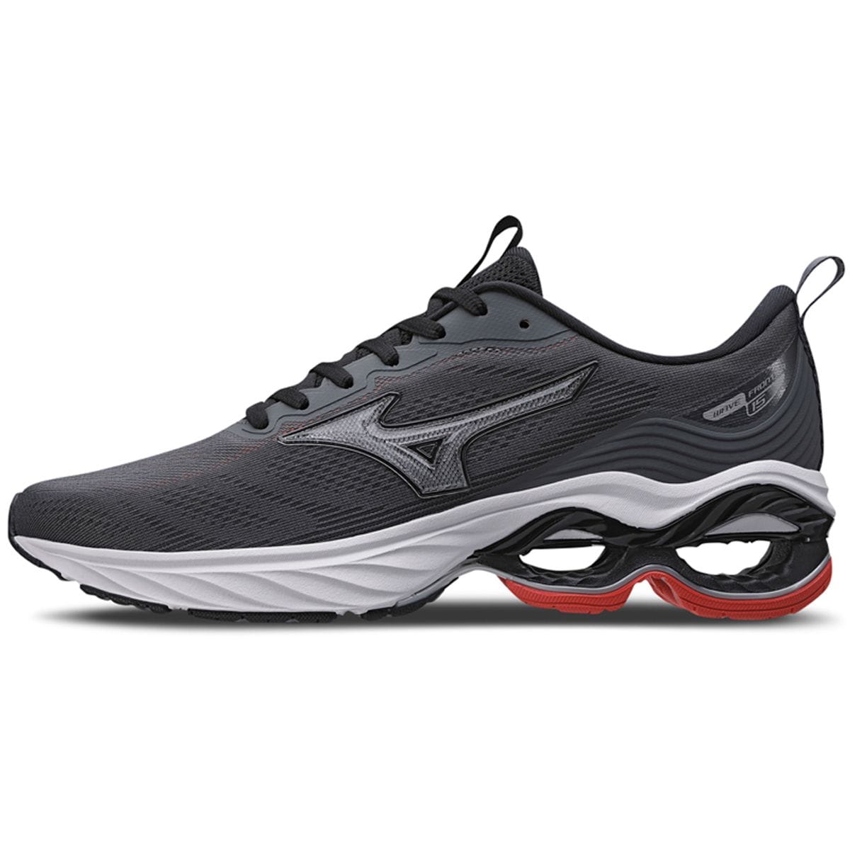 Tênis de Corrida Masculino Mizuno Wave Frontier 15 Cinza
