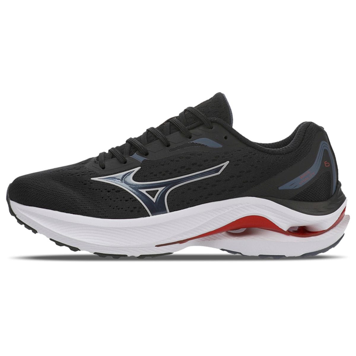 Tênis de Corrida Masculino Mizuno Wave Vitality 6 Preto