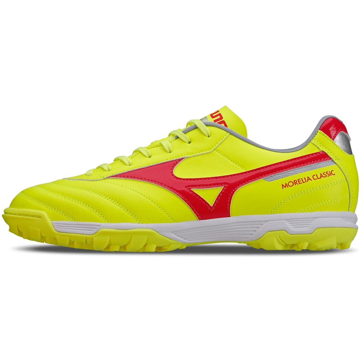 Chuteira Society Masculina Mizuno Morelia Classic AS Amarelo