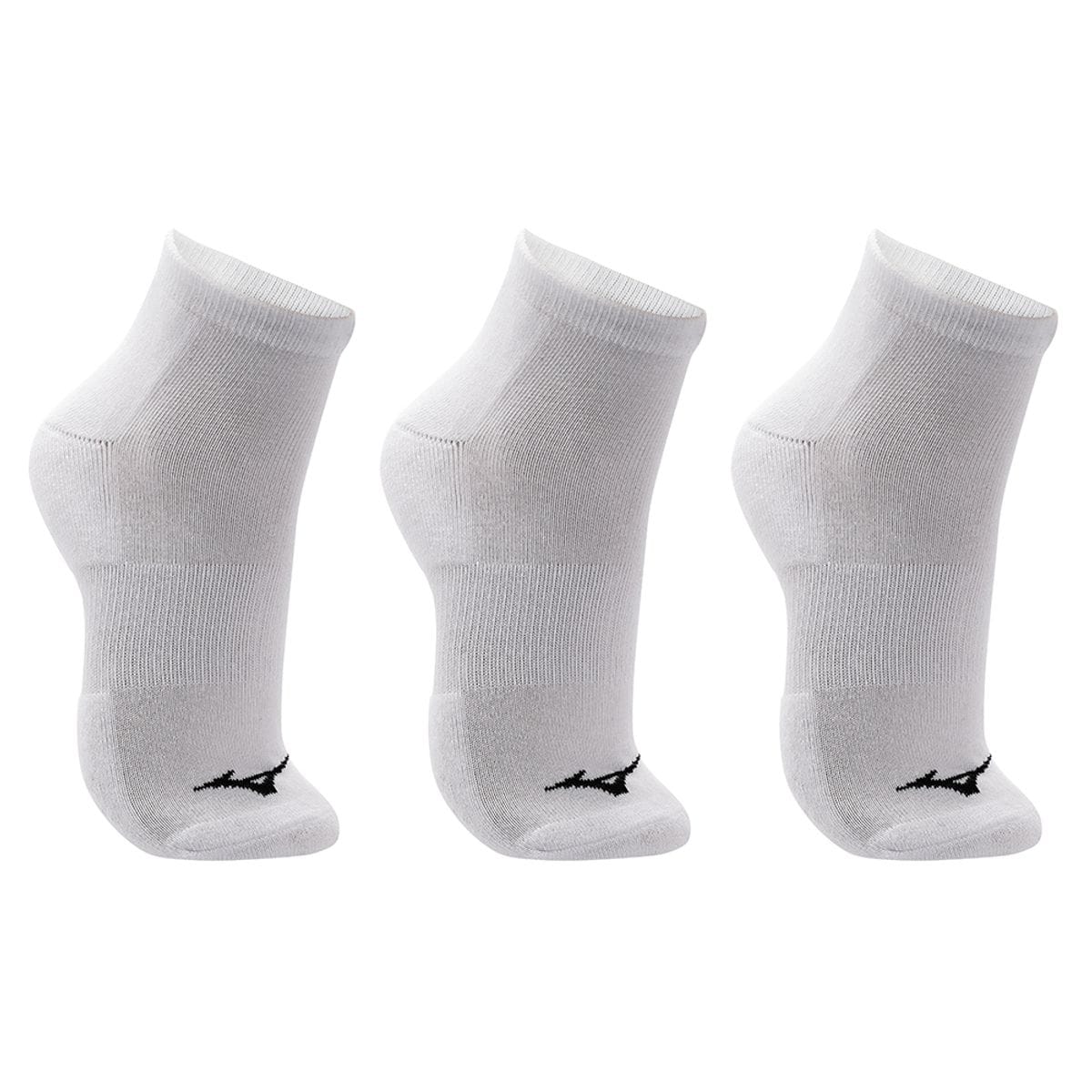 Meia Cano Curto Mizuno Prime Tam. Pacote Com 3 Pares Branco