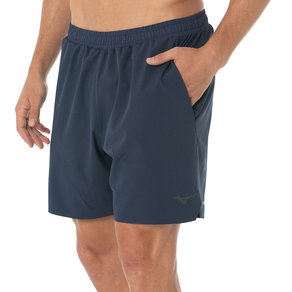 Shorts de Corrida Masculino Mizuno 2x1 High 2 Azul