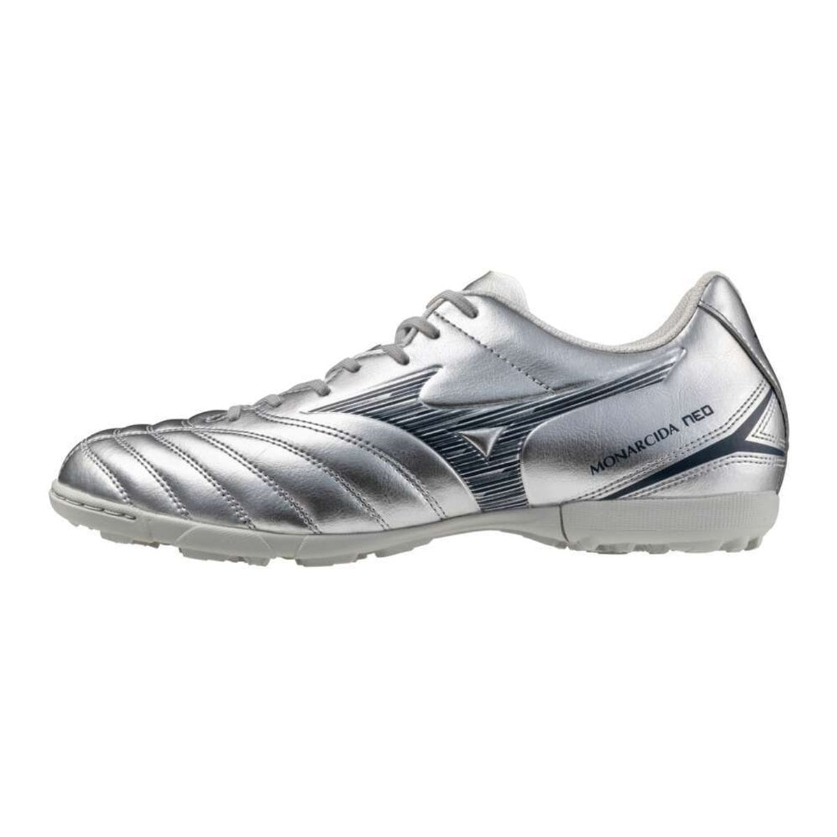 Chuteira Society Masculina Mizuno Monarcida Neo III Select AS Prata