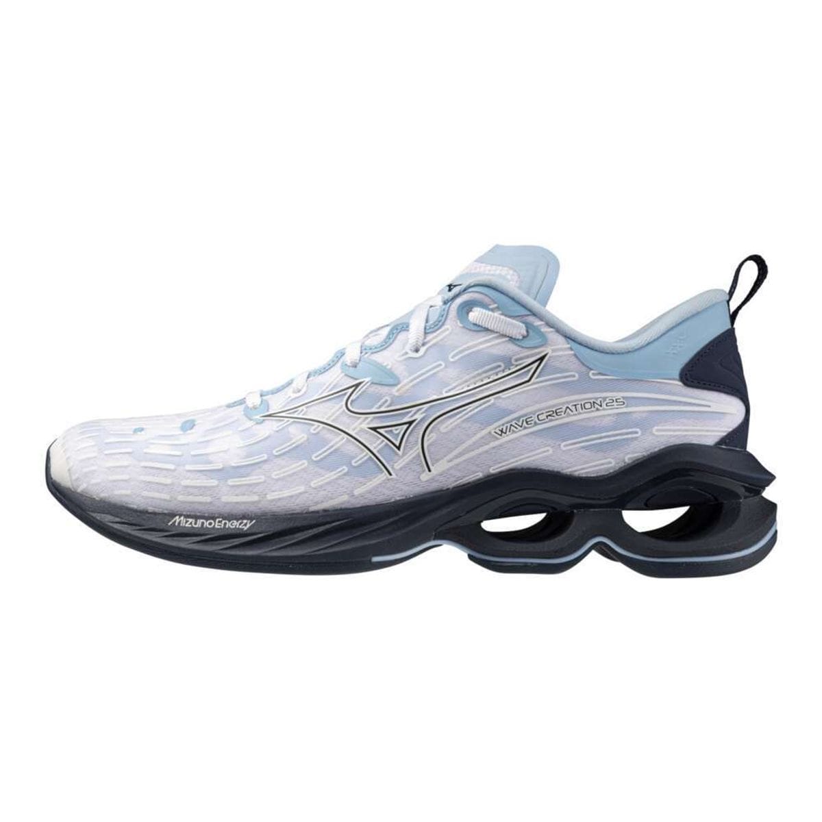 Vista principal Tênis Masculino Mizuno Wave Creation 25 SE Branco Mizuno