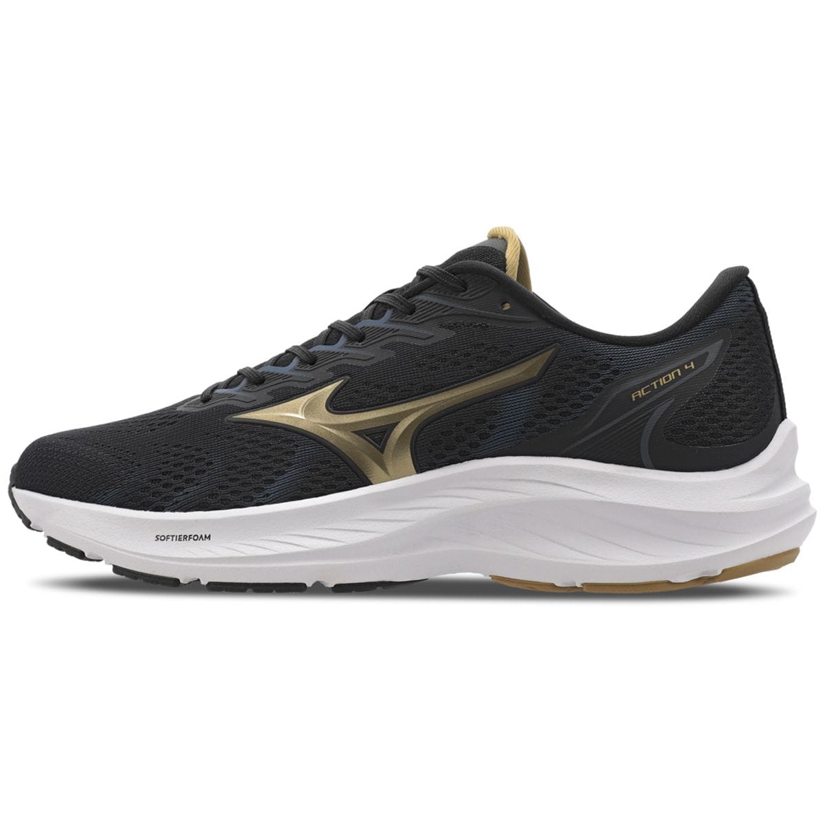 Tênis de Corrida Masculino Mizuno Action 4 Preto
