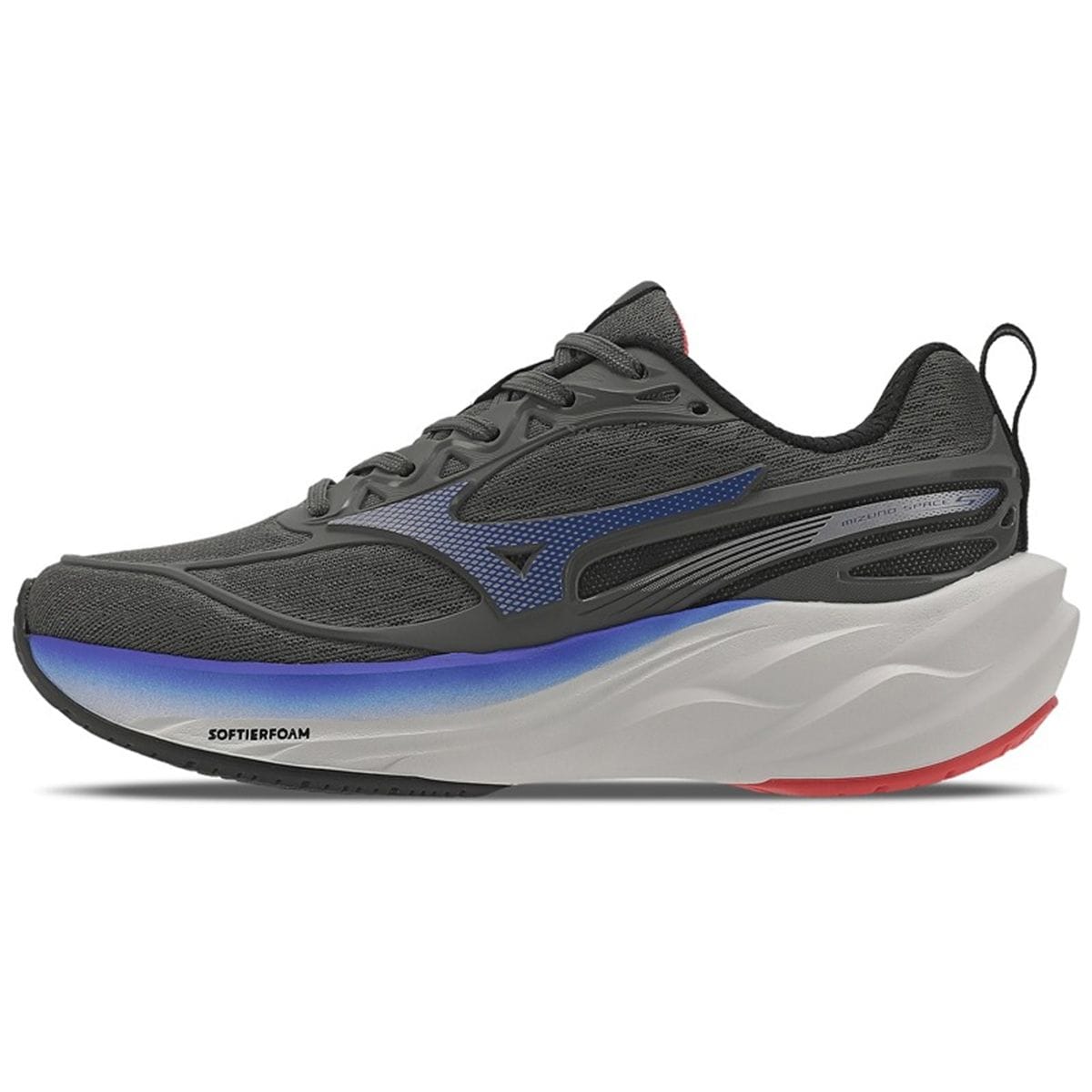 Vista principal Tênis de Corrida Masculino Mizuno Space 5 Cinza Mizuno