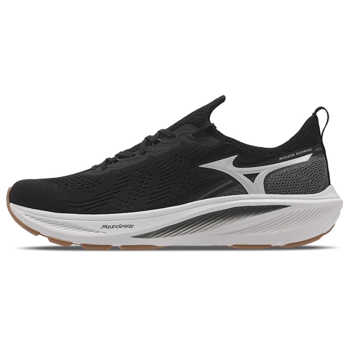 Vista principal Tênis de Corrida Masculino Mizuno Sunrise Preto Mizuno