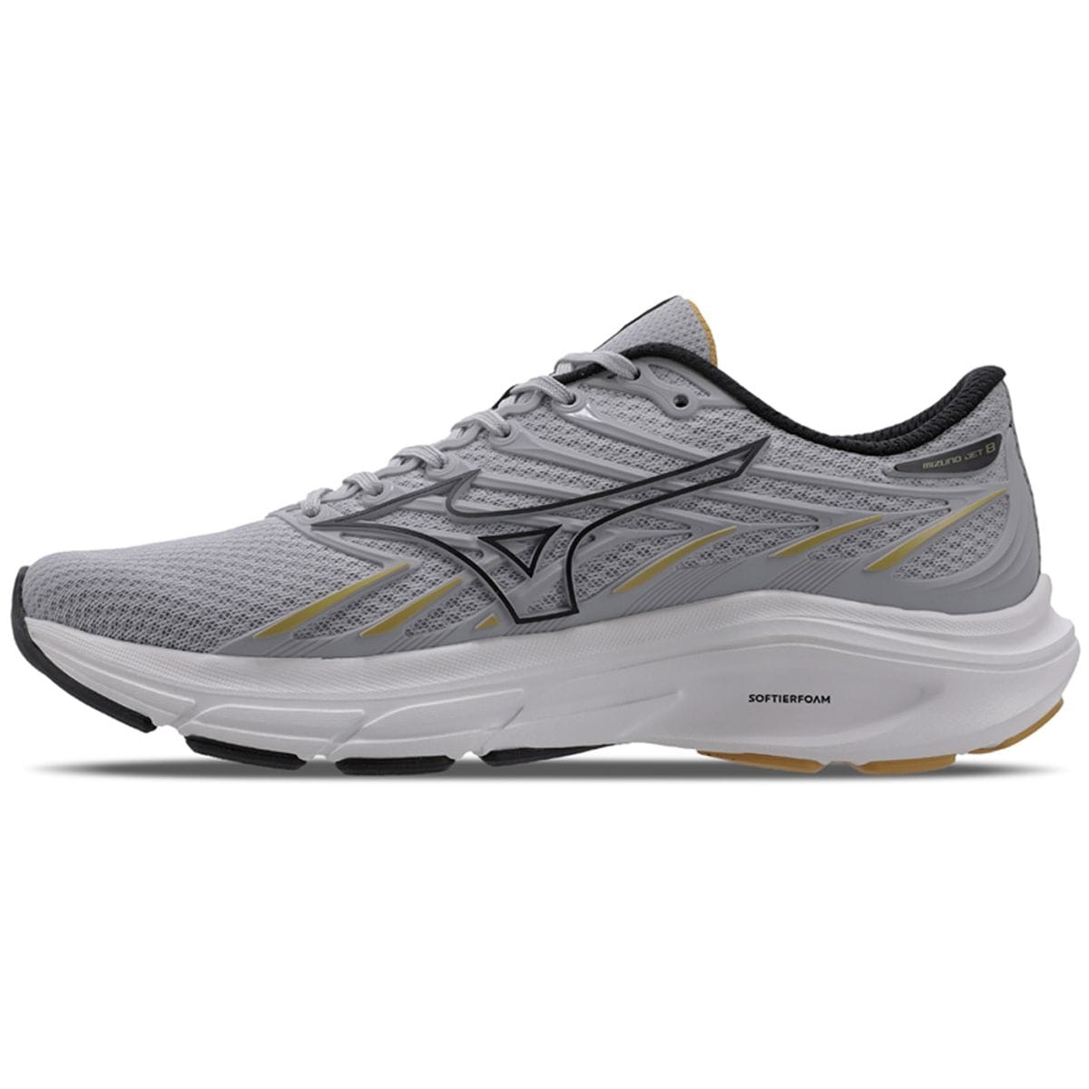 Tênis de Corrida Masculino Mizuno Jet 8 Cinza