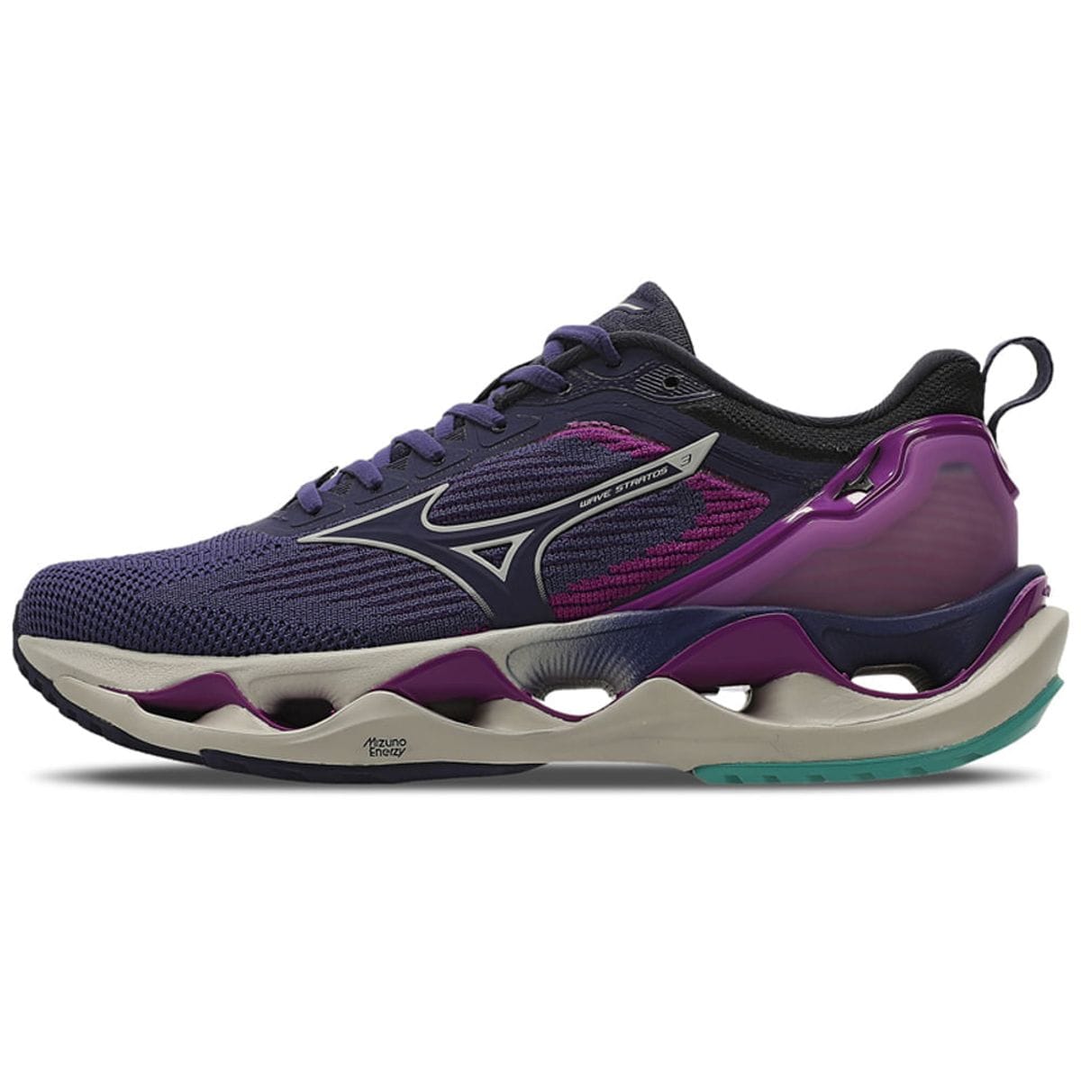 Tênis de Corrida Feminino Mizuno Wave Stratos 3 Roxo