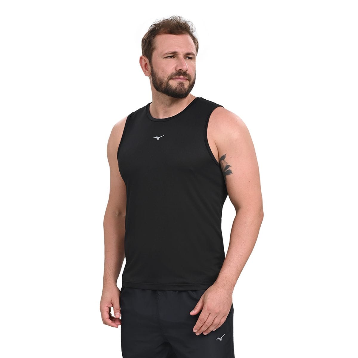 Regata de Treino Masculina Mizuno Nirvana Preto