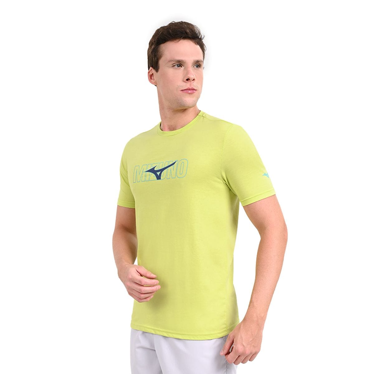 Camiseta Casual Masculina Mizuno Graphic 2 Verde
