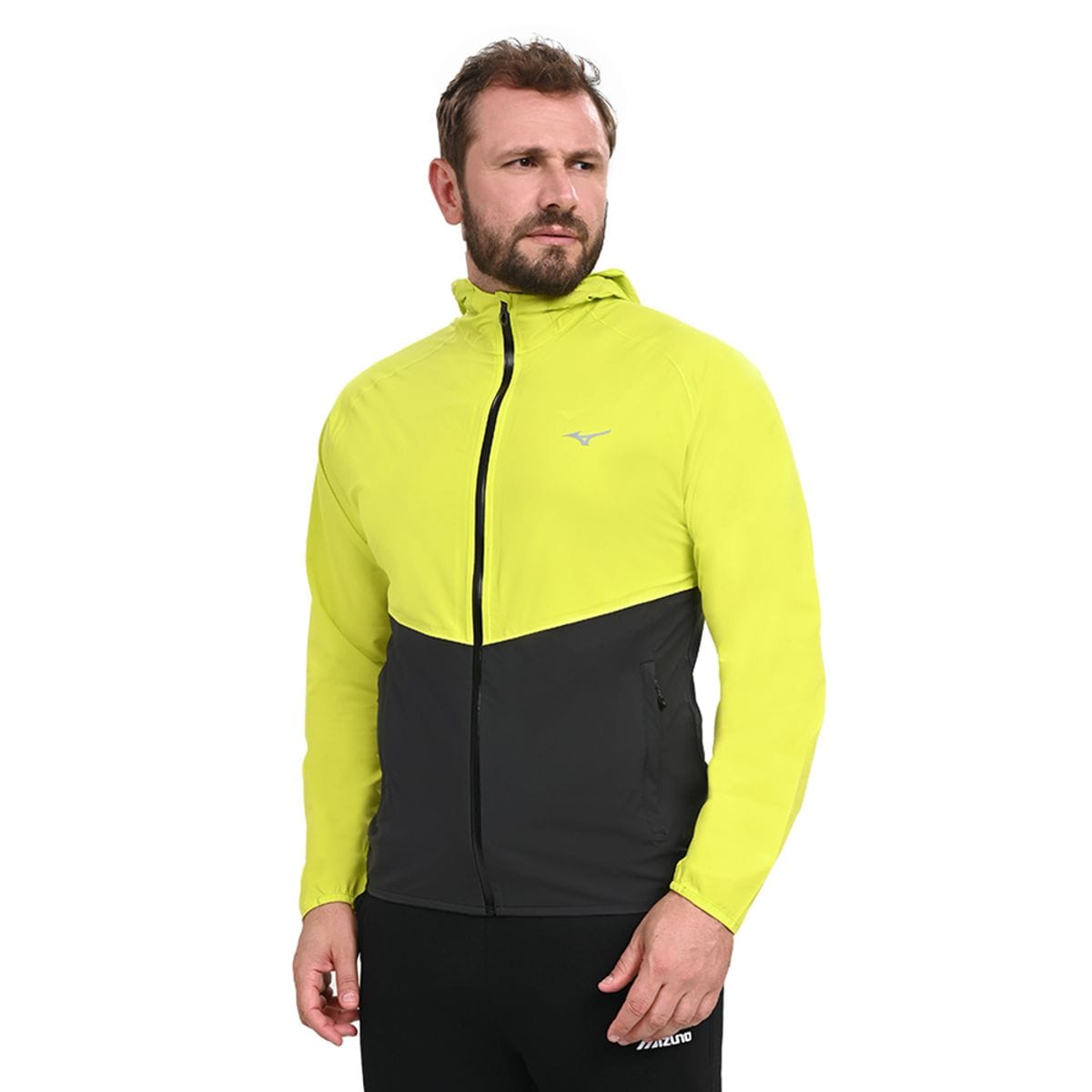 Jaqueta de Corrida Unissex Mizuno Waterproof 20K ER Amarelo