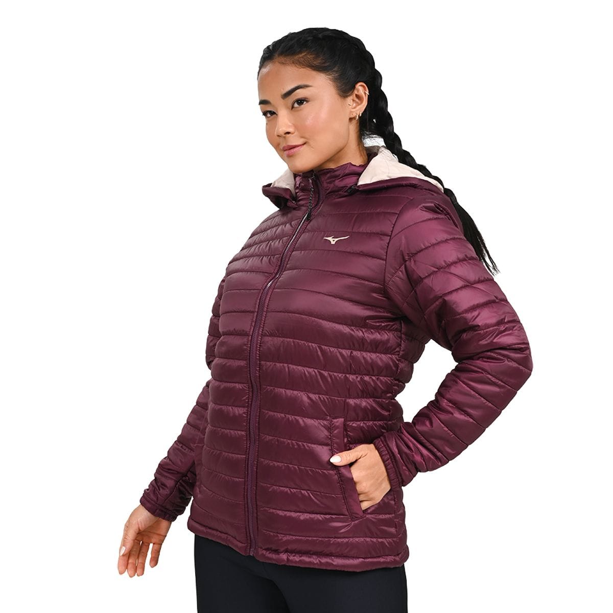 Jaqueta de Treino Feminina Mizuno Puff Vermelho