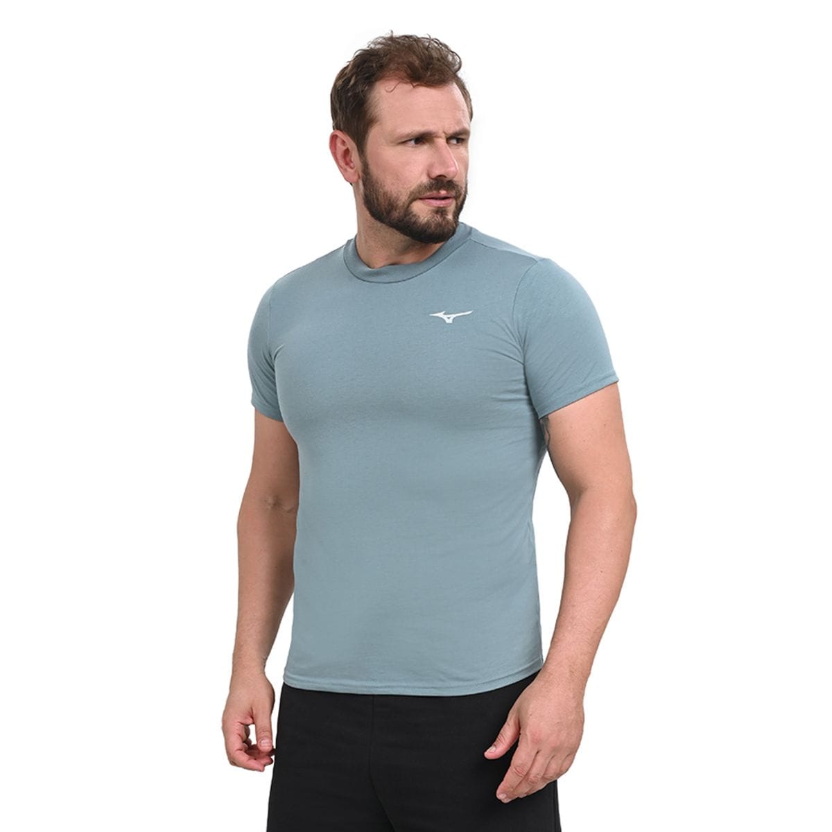 Camiseta Casual Masculina Mizuno Verde
