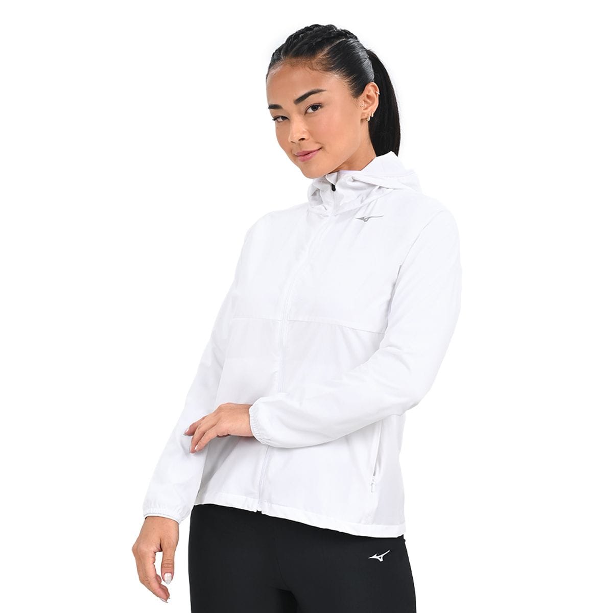 Jaqueta de Corrida Feminina Mizuno Alpha Branco